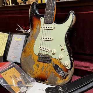 Fender Custom Shop LTD 1961 Bone Tone Stratocaster S/Heavy Relic S/Faded Aged 3Tone Sunburst【御茶ノ水本店 FINEST GUITA