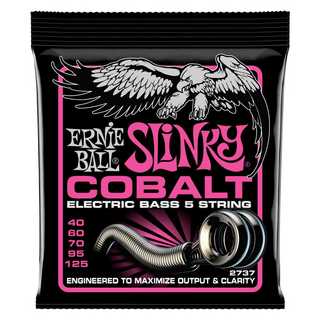 ERNIE BALL 2737 Bass 5 SUPER Slinky Cobalt 40-125 Gauge 5弦エレキベース弦 アーニーボール