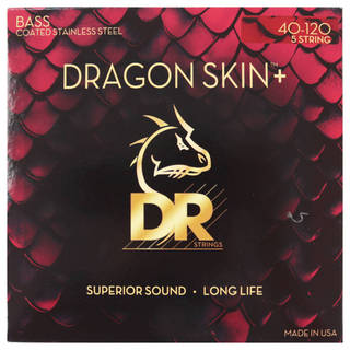 DR DRAGON SKIN＋ Stainless for Bass DBS5-40 40-120 極薄コーディング 5弦エレキベース弦