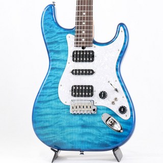T's Guitars ST-Classic22 HSH 5A Quilt Maple Top (Caribbean Blue/Rosewood) 【SN.032904】