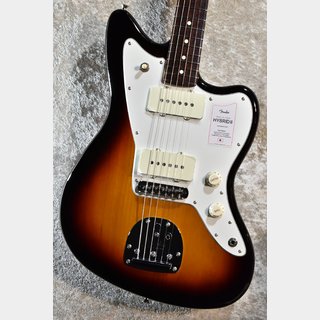 FenderMADE IN JAPAN HYBRID II JAZZMASTER 3-Color Sunburst #JD22000166【3.70kg】【1本限り旧価格お買い得品】