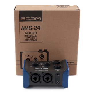 ZOOM 【中古】オーディオインターフェイス ZOOM AMS-24 2イン／4アウト レコーディング ストリーミング両対応