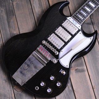 Gibson Custom Shop Murphy Lab 1963 SG Custom Ultra Light Aged Silver Fox