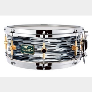 canopus The Maple 5.5x14 Snare Drum Black Oyster