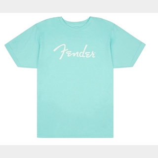 Fender Fender Spaghetti Logo T-Shirt Daphne Blue (Mサイズ)