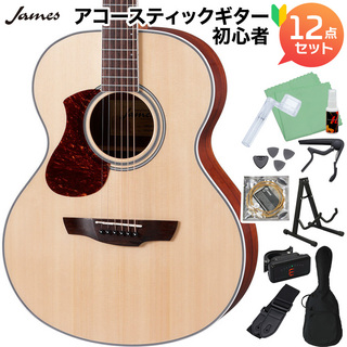 JamesJ-300A/LH NAT アコースティックギター初心者12点セット レフトハンド 左利き用 レフティ 【島村楽器限定】
