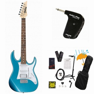 IbanezGio GRX40-MLB (Metallic Light Blue) 入門用  GP-1アンプ付属エレキギター初心者セットR【WEBSHOP】