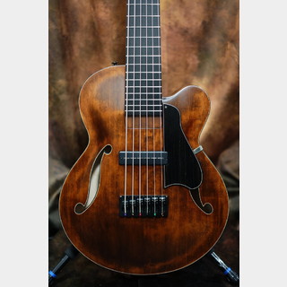 Marusya Guitars Archtop Bass 6 Spruce/Maple Brown