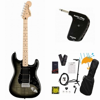 Squier by Fender Affinity Series Stratocaster FMT HSS Maple FB BK PG Black Burst エレキギター GP-1アンプ付属エレキギ