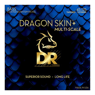 DRDRAGON SKIN＋ Quantum Nickel for Bass DBQM5-45 マルチスケール 45-125 極薄コーディング 5弦ベース弦