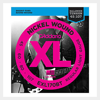 D'Addario EXL170BT Balanced Tension Regular Light 45-107 Long Scale ベース弦【福岡パルコ店】