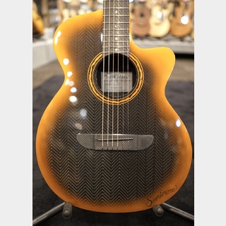 炭丸 【6月の大特価】Carbon Fiber Mini Guitar Cutaway-SGM595-【グロス仕上げ】