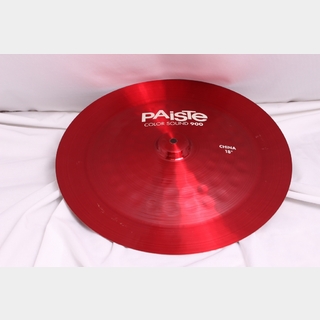 PAiSTe Color Sound 900 赤　チャイナシンバル18インチ