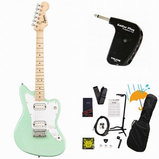 Squier by Fender Mini Jazzmaster HH Maple FB Surf Green GP-1アンプ付属エレキギター初心者セットR【WEBSHOP】