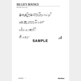 楽譜Billie’s Bounce