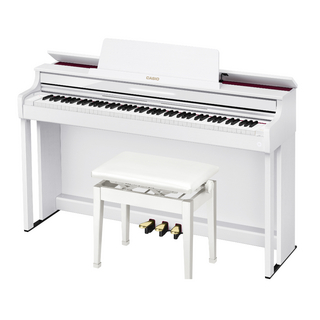 Casioカシオ CELVIANO セルヴィアーノ AP-550WE 電子ピアノ 高低自在椅子付き 【組立設置無料サービス中】