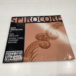 THOMASTIK CB1G-S36 コントラバス弦 SPIROCORE 4/4用 G線 【バラ弦1本】