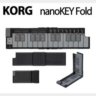 KORG nanoKEY Fold ブラック NANOKEY-FD BK (Black) 25鍵盤 MIDIキーボード MIDIコントローラー