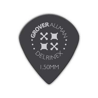 Grover Allman Delrinex Jazz XL Pro Picks 1.50mm [Black]