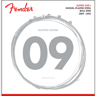 Fender Super 250's Nickel Plated Steel 250L Light 09-42【福岡パルコ店】