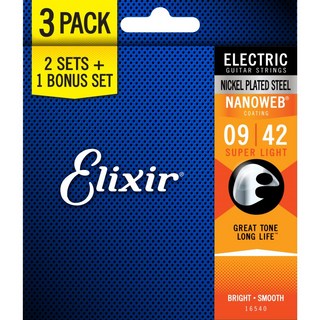 Elixir12002 Bonus Pack (2+1FREE) [NANOWEB Super Light/09-42] #16540 【数量限定ボーナスパック】