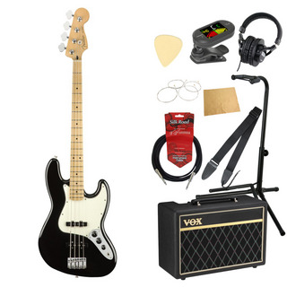 Fender フェンダー Player Jazz Bass MN Black エレキベース VOXアンプ付き 入門10点 初心者セット
