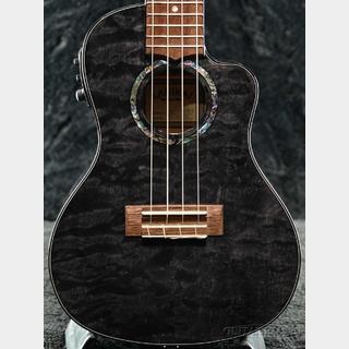 LANIKAIQuilted Maple Black Stain Concert A/E Ukulele【コンサートウクレレ】【オンラインストア限定】
