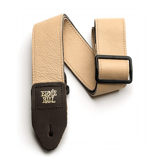 ERNIE BALL 2" TRI-GLIDE ITALIAN LEATHER STRAP - TAN ストラップ P04136