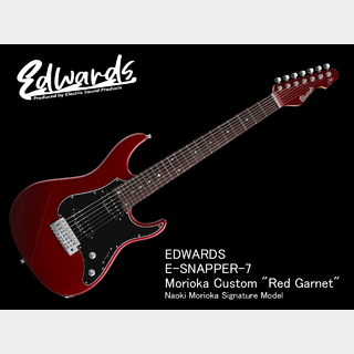 EDWARDS E-SNAPPER-7 Morioka Custom "Red Garnet"