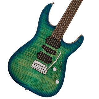 Charvel MJ DK24 HSH 2PT W Mahogany with Flame Maple Wenge Fingerboard Caribbean Burst シャーベル [日本製]【