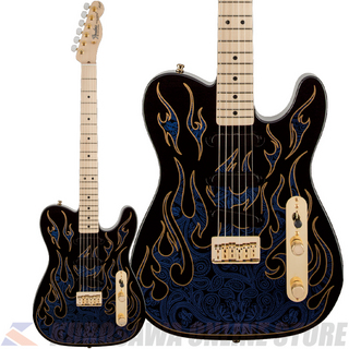 Fender James Burton Telecaster, Maple, Blue Paisley Flames 【アクセサリープレゼント】