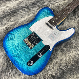 Fender 2024 Collection Made in Japan Hybrid II Telecaster Quilt Aquamarine