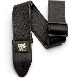 ERNIE BALL2 inch Tri-Glide Italian Leather Strap - Black [#P04134]
