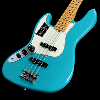 FenderAmerican Professional II Jazz Bass Left-Hand Miami Blue(重量:4.06kg)【渋谷店】