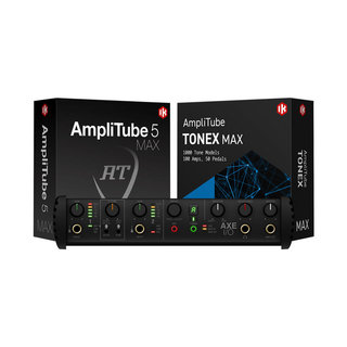 IK MultimediaAXE I/O + AmpliTube 5 MAX Bundle + TONEX MAX バンドル オーディオインターフェイス
