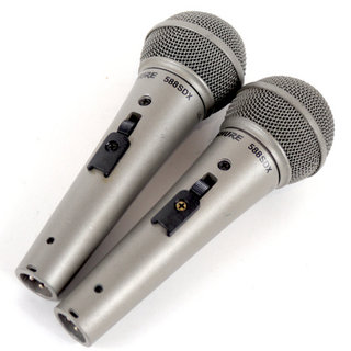 Shure 【中古】 マイクロフォン 2本セット SHURE 588SDX ×2本セット ダイナミックマイク シュアー