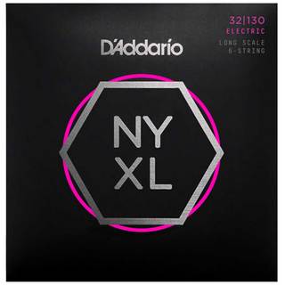 D'Addario NYXL32130 NYXL Bass Regular Light 32-130 6弦エレキベース弦 1セット【国内正規品】【池袋店】