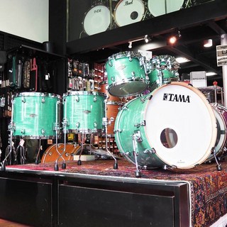 Tama 【USED】 Starclassic Walnut/Birch 5pc Drum Kit -Surf Green Silk- [22BD，10TT，12TT，14FT，16FT/海...