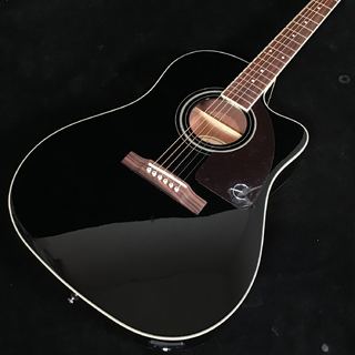 EpiphoneAJ-220SCE EB(エボニー) エレアコギター トップ単板