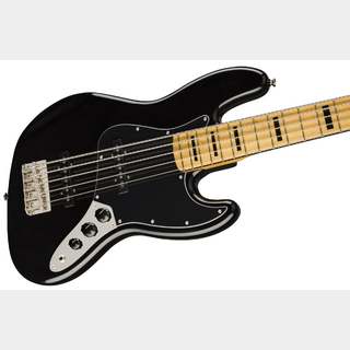Squier by FenderClassic Vibe 70s Jazz Bass V Maple Fingerboard Black スクワイヤー エレキベース【WEBSHOP】