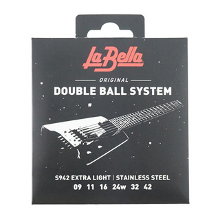 La BellaS942 Extra Light Doble Ball System 09-42 エレキギター弦×12セット