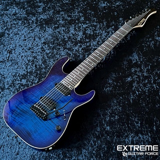 EXTREME GUITAR FORCE 「RX724」24f 7st | Flame Maple Top | Deep Ocean Blue Burst