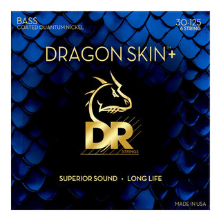 DRDRAGON SKIN＋ Quantum Nickel for Bass DBQ6-30 30-125 極薄コーディング 6弦エレキベース弦