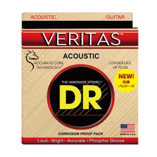 DR VERITAS VTA-12-3PK LIGHT アコースティックギター弦 3PACKセット