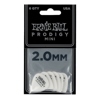 ERNIE BALLアーニーボール ERNIE BALL Prodigy Picks ＃9203 White Mini 2.00mm 6枚入り