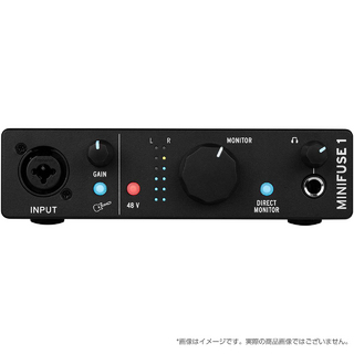 Arturia アートリア MINIFUSE 1 BLACK アウトレット オーディオインターフェイス マイク入力[在庫1点限り]