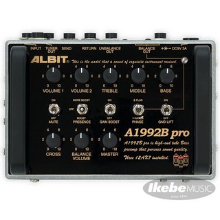 ALBIT 【5月下旬以降入荷予定、ご予約受付中】 A1992B pro Custom [IKEBE Order Model]