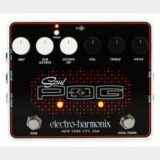 Electro-Harmonix Soul POG Multi Effect: Nano POG + Soul Food オーバードライブ ポリフォニック・オクターブジェネレータ
