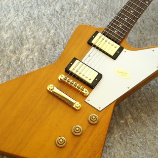 EpiphoneInspired By Gibson Custom Shop Korina 1958 Explorer -Aged Natural-【#24011524626】