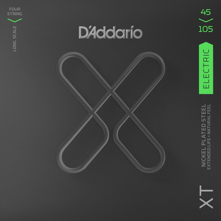 D'Addario XT NICKEL LIGHT TOP/MED BTM XTB45105【45-105/エレキベース弦】